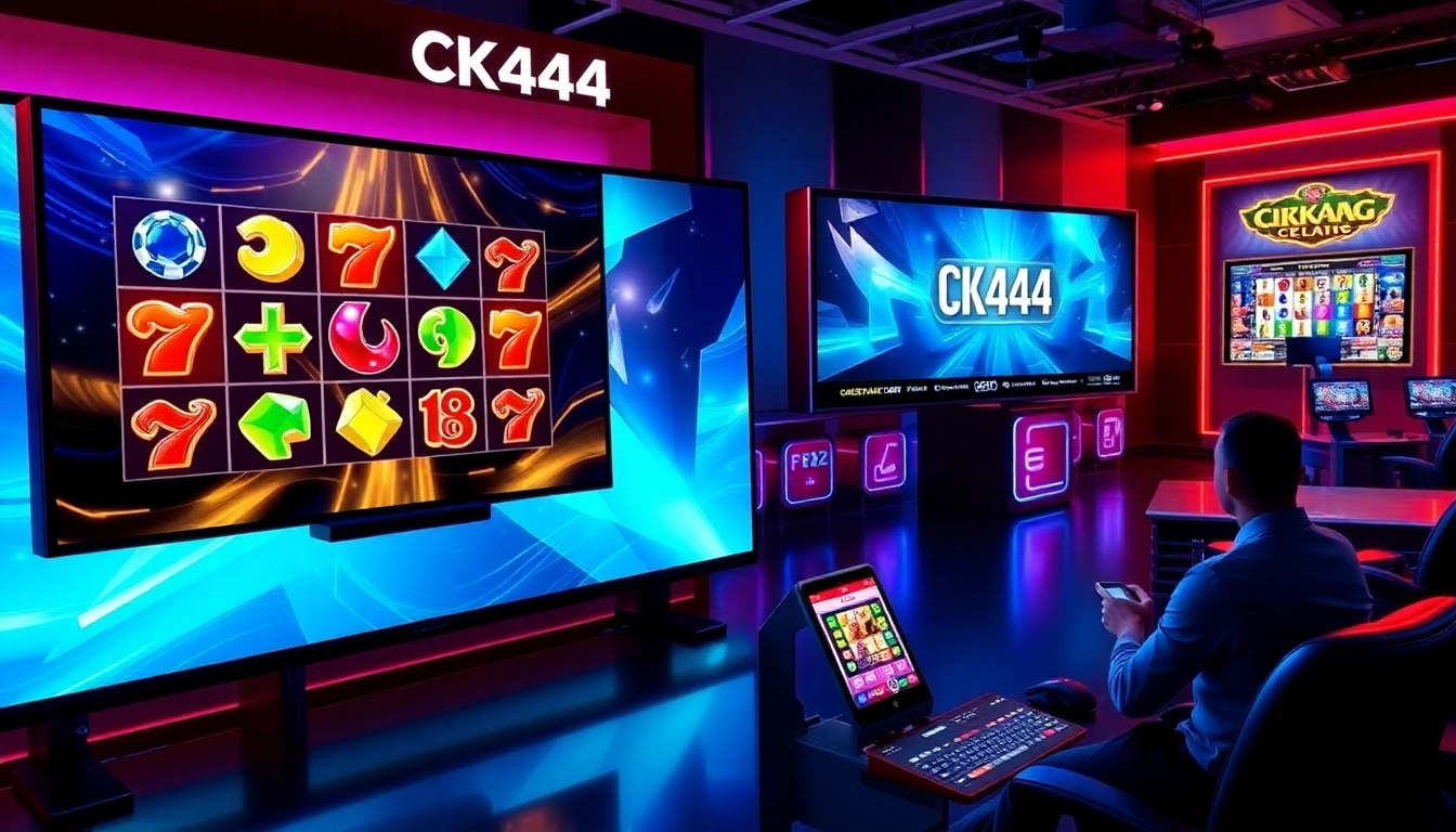 CK 444 online casino platform showcasing engaging games and vibrant visuals for seamless gaming experience.