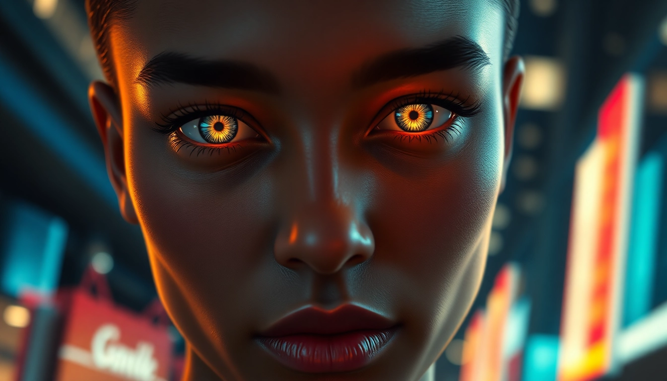 NSFW AI-generated hyper-realistic virtual influencer engaging in a cinematic scene with detailed textures and emotional mood for accessible understanding.