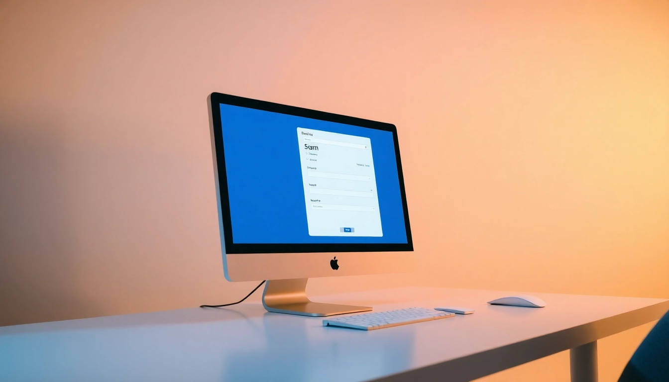 Online Form filling interface on a digital device with user-friendly design and clear layout
