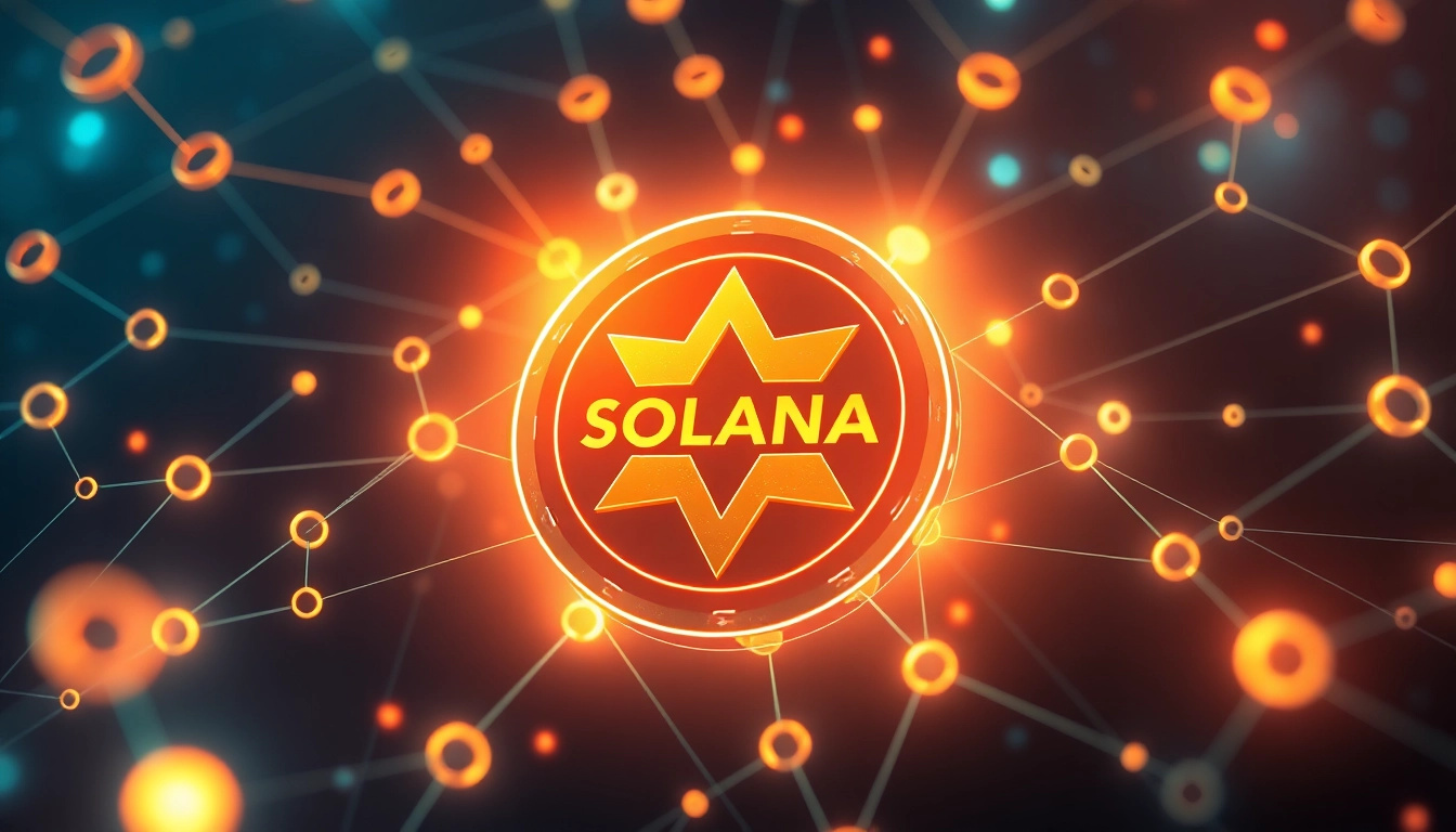 Illustration highlighting Solana Scarcity Token in a multi-chain ecosystem with scarcity