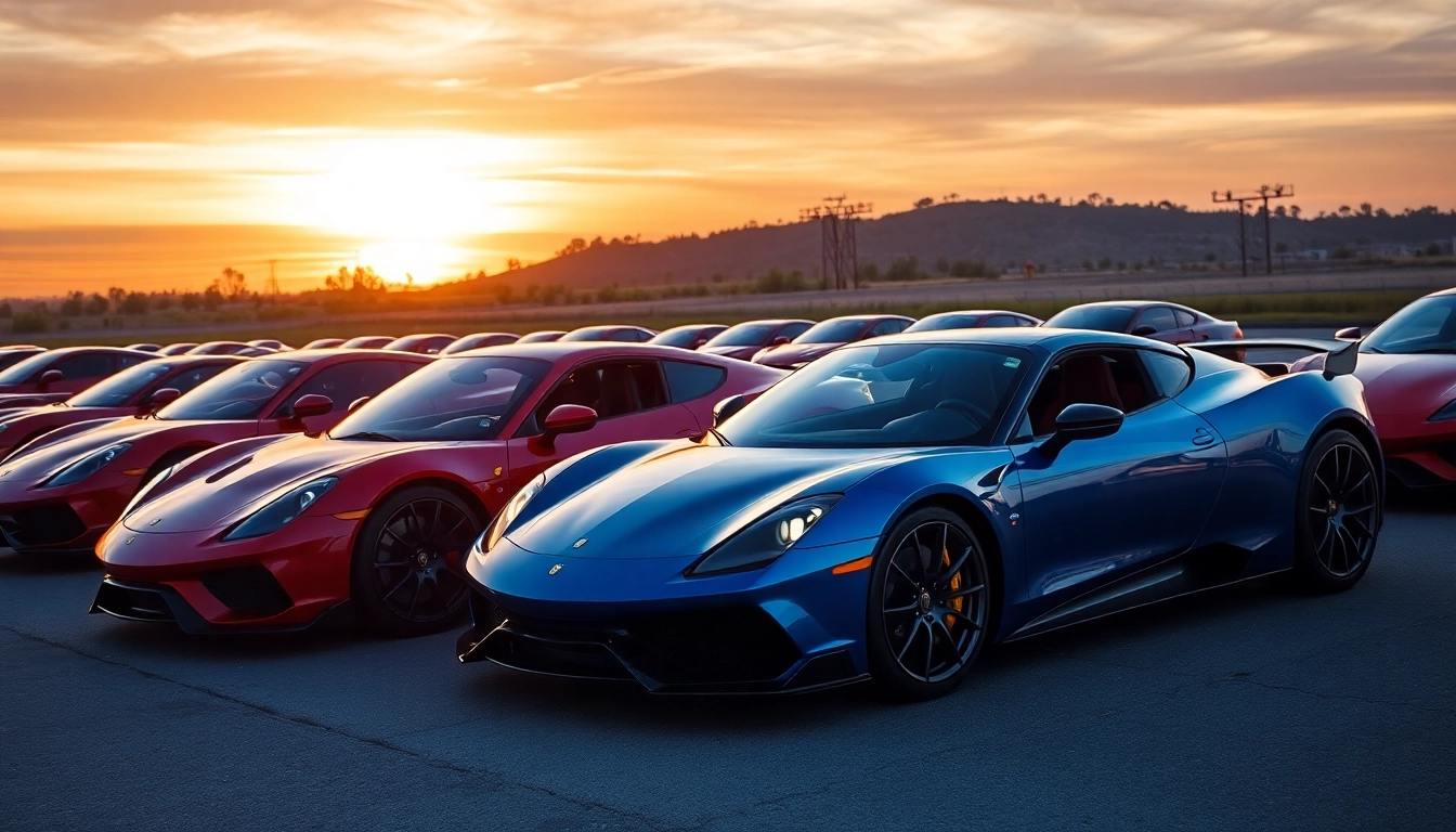 Auto sportive usate with high-performance features shown in a detailed setting for buyers and