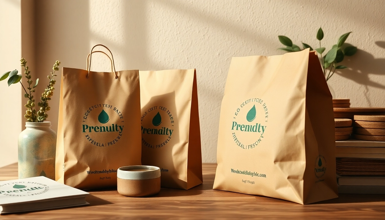 High-quality torba papierowa with eco-friendly printing, showcasing corporate branding in a