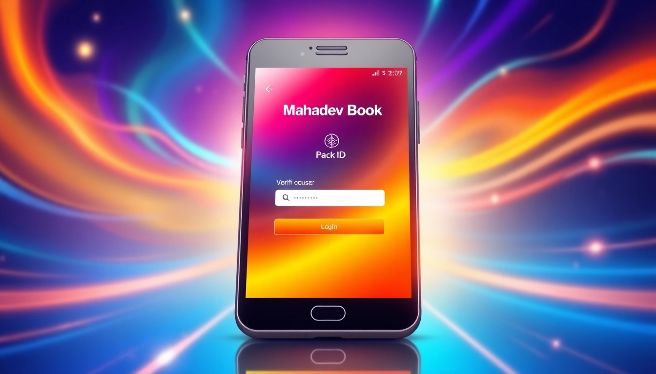 Mahadev book id in action showing login process on a smartphone for easy online betting access