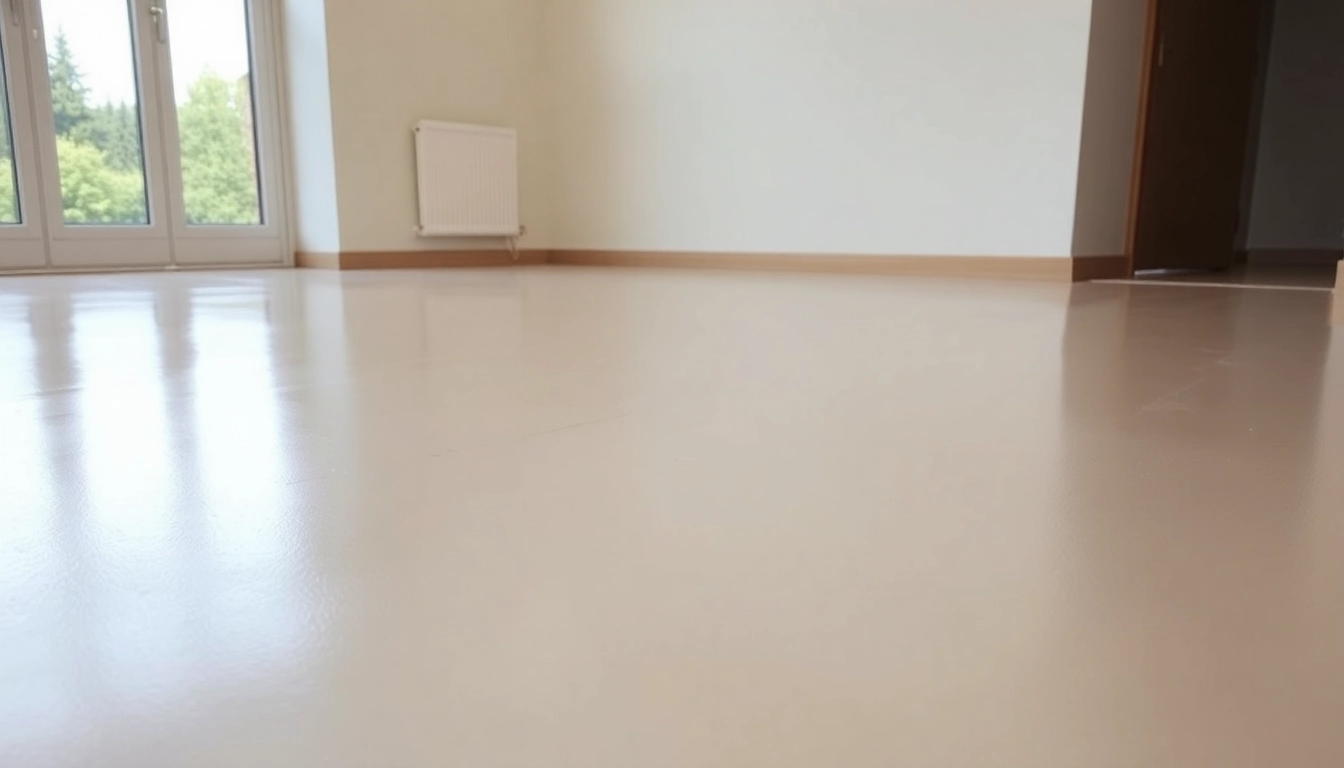 Professional liquid screeding Birmingham process with smooth floor finish and skilled installer