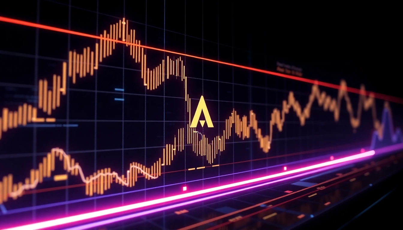 High-tech aicoin data analysis interface showcasing real-time market trends and blockchain